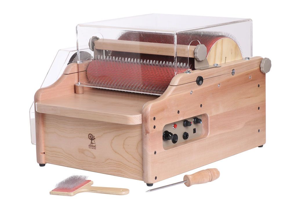 Ashford eCARDER 30 Electric Drum Carder Carding Machine 72 PPSI